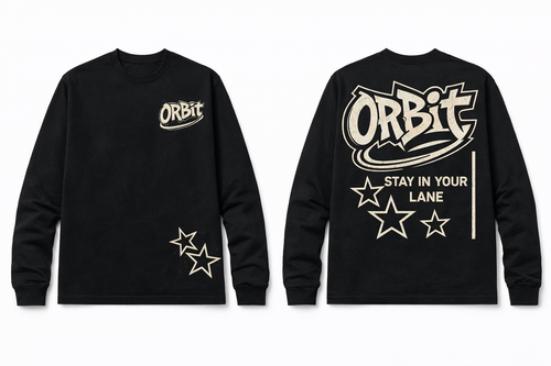Black Orbit Long Sleeve Tee
