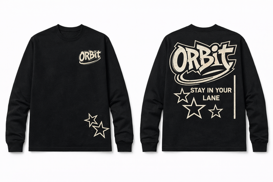 Black Orbit Long Sleeve Tee