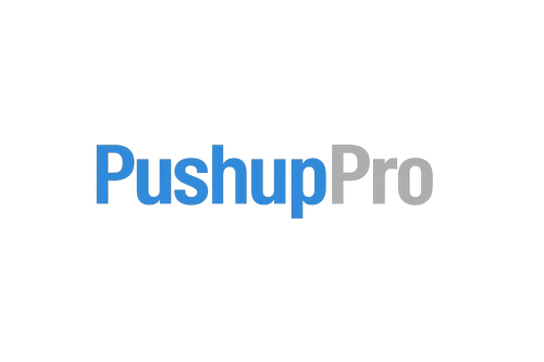 capitalize the word pushup and make the grey lighter